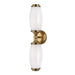Hudson Valley Canada - Two Light Wall Sconce - Brooke - Aged Brass- Union Lighting Luminaires Decor