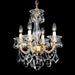 Schonbek - Four Light Chandelier - La Scala - Heirloom Gold- Union Lighting Luminaires Decor