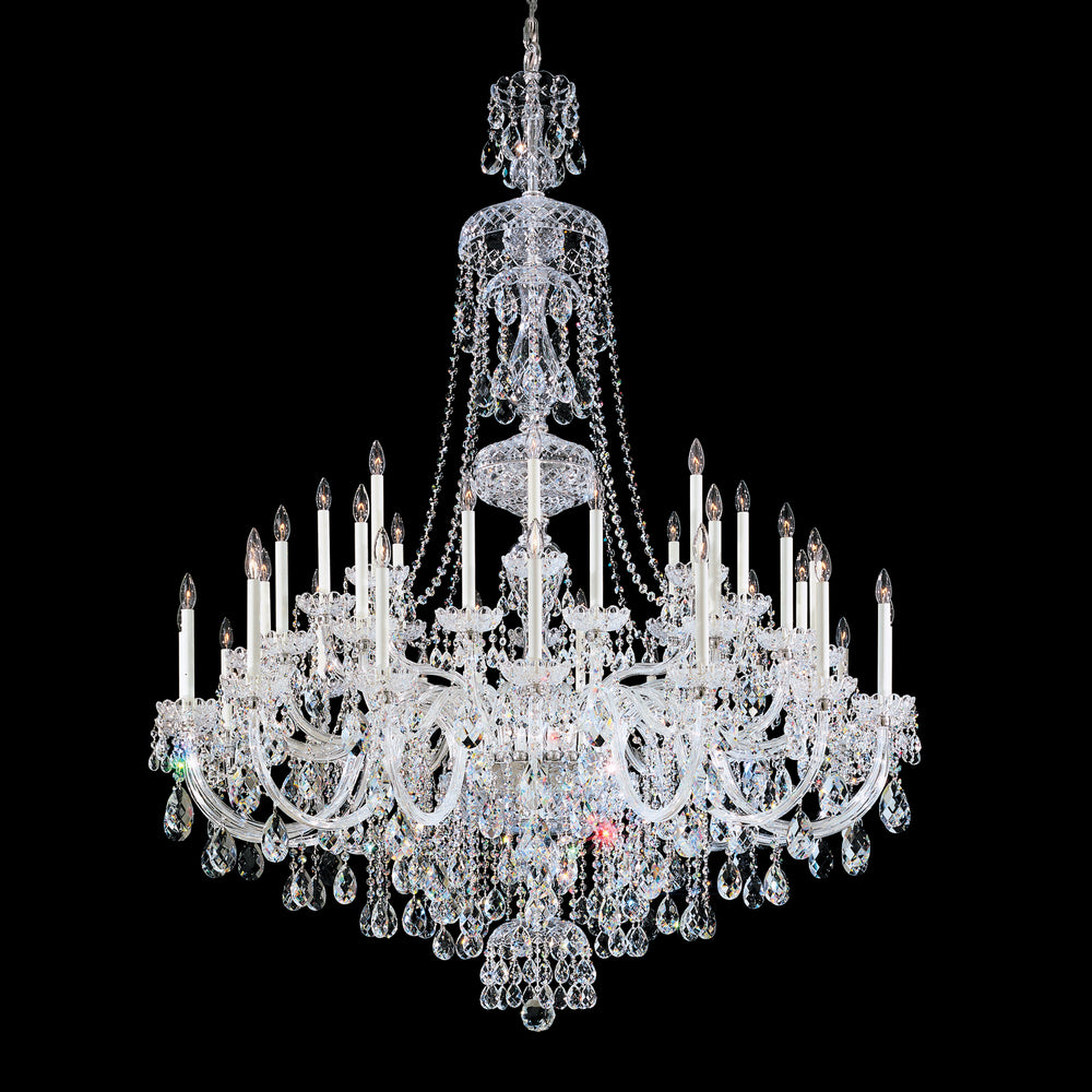 Schonbek - 45 Light Chandelier - Sterling - Polished Silver- Union Lighting Luminaires Decor