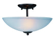 Maxim - Two Light Semi-Flush Mount - Logan - Oil Rubbed Bronze- Union Lighting Luminaires Decor