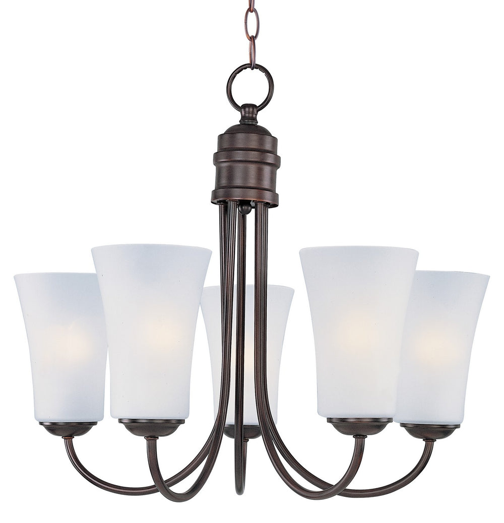 Maxim - Five Light Chandelier - Logan - Oil Rubbed Bronze- Union Lighting Luminaires Decor