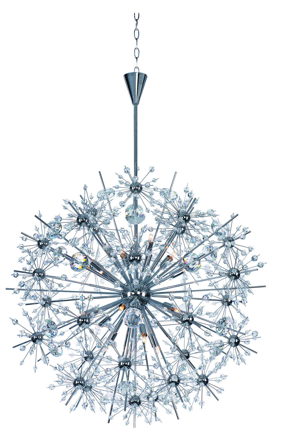 Maxim - 18 Light Pendant - Starfire - Polished Chrome- Union Lighting Luminaires Decor