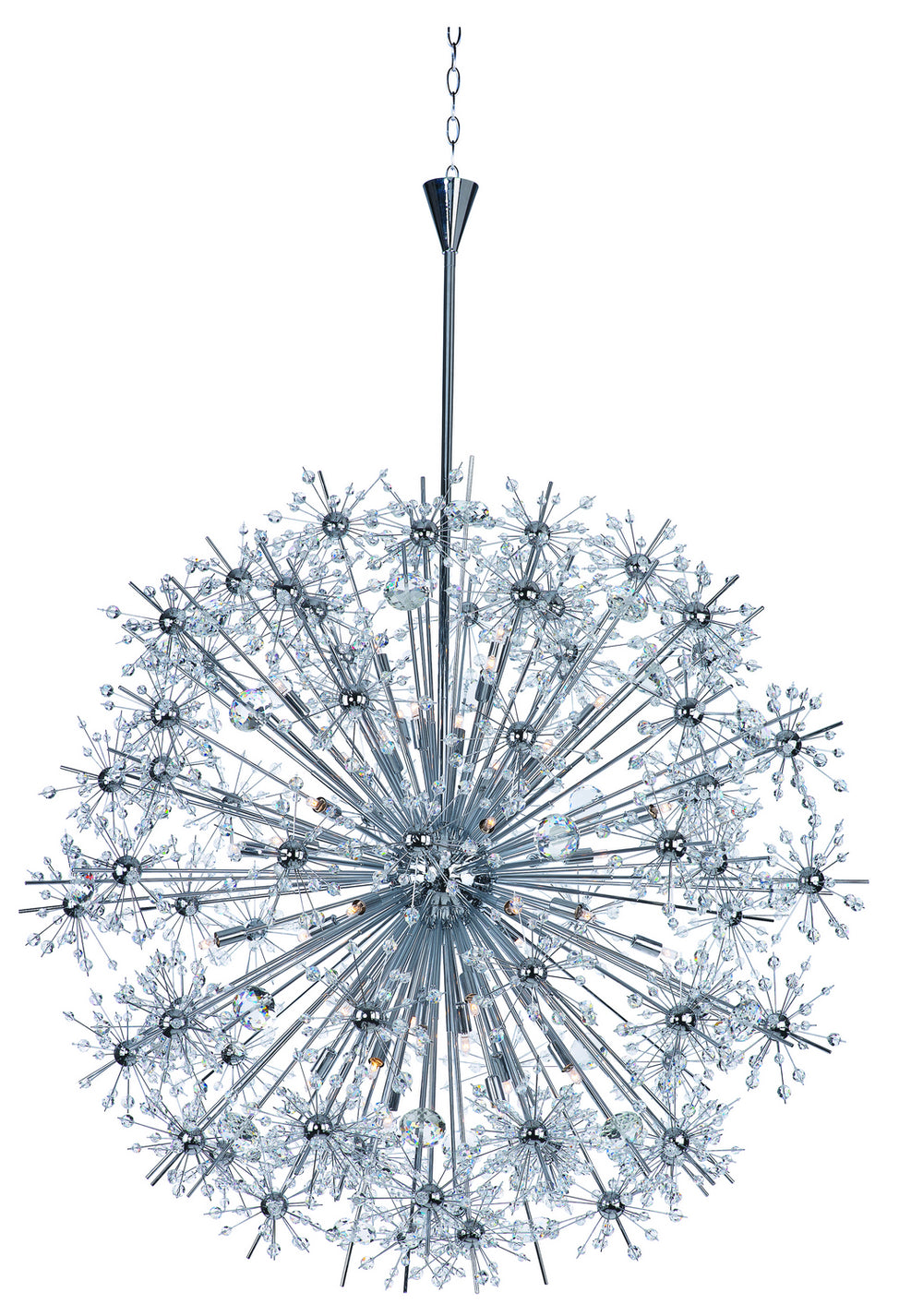 Maxim - 40 Light Chandelier - Starfire - Polished Chrome- Union Lighting Luminaires Decor