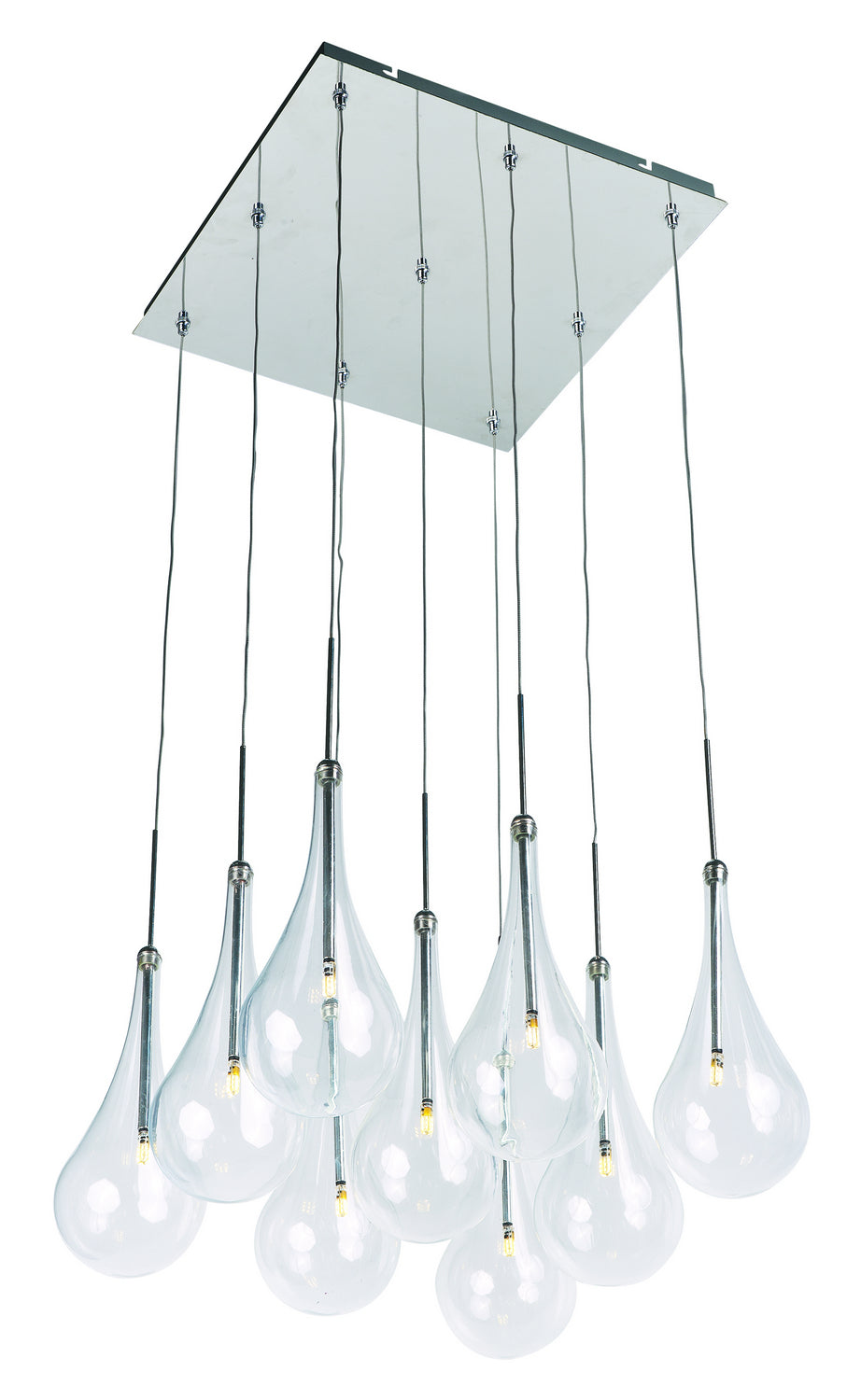 ET2 - LED Pendant - Larmes LED - Polished Chrome- Union Lighting Luminaires Decor