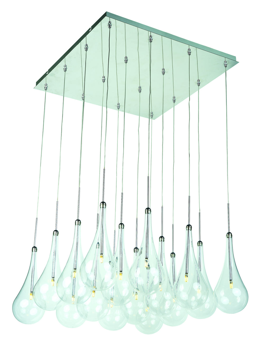ET2 - LED Pendant - Larmes LED - Polished Chrome- Union Lighting Luminaires Decor