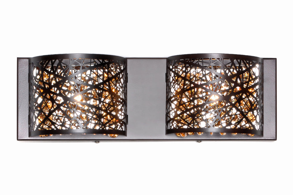 ET2 - Two Light Bath Vanity - Inca - Bronze- Union Lighting Luminaires Decor