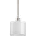 Progress Canada - One Light Mini Pendant - Invite - Brushed Nickel- Union Lighting Luminaires Decor