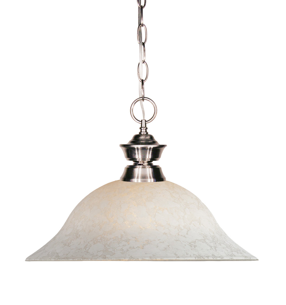 Z-Lite Canada - One Light Pendant - Riviera - Brushed Nickel- Union Lighting Luminaires Decor