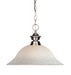 Z-Lite Canada - One Light Pendant - Riviera - Brushed Nickel- Union Lighting Luminaires Decor