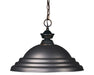 Z-Lite Canada - One Light Pendant - Riviera - Olde Bronze- Union Lighting Luminaires Decor