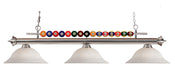 Z-Lite Canada - Three Light Billiard - Shark - Brushed Nickel- Union Lighting Luminaires Decor
