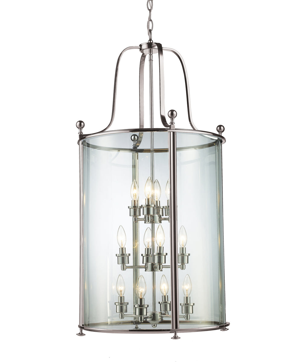 Z-Lite Canada - 12 Light Chandelier - Wyndham - Brushed Nickel- Union Lighting Luminaires Decor