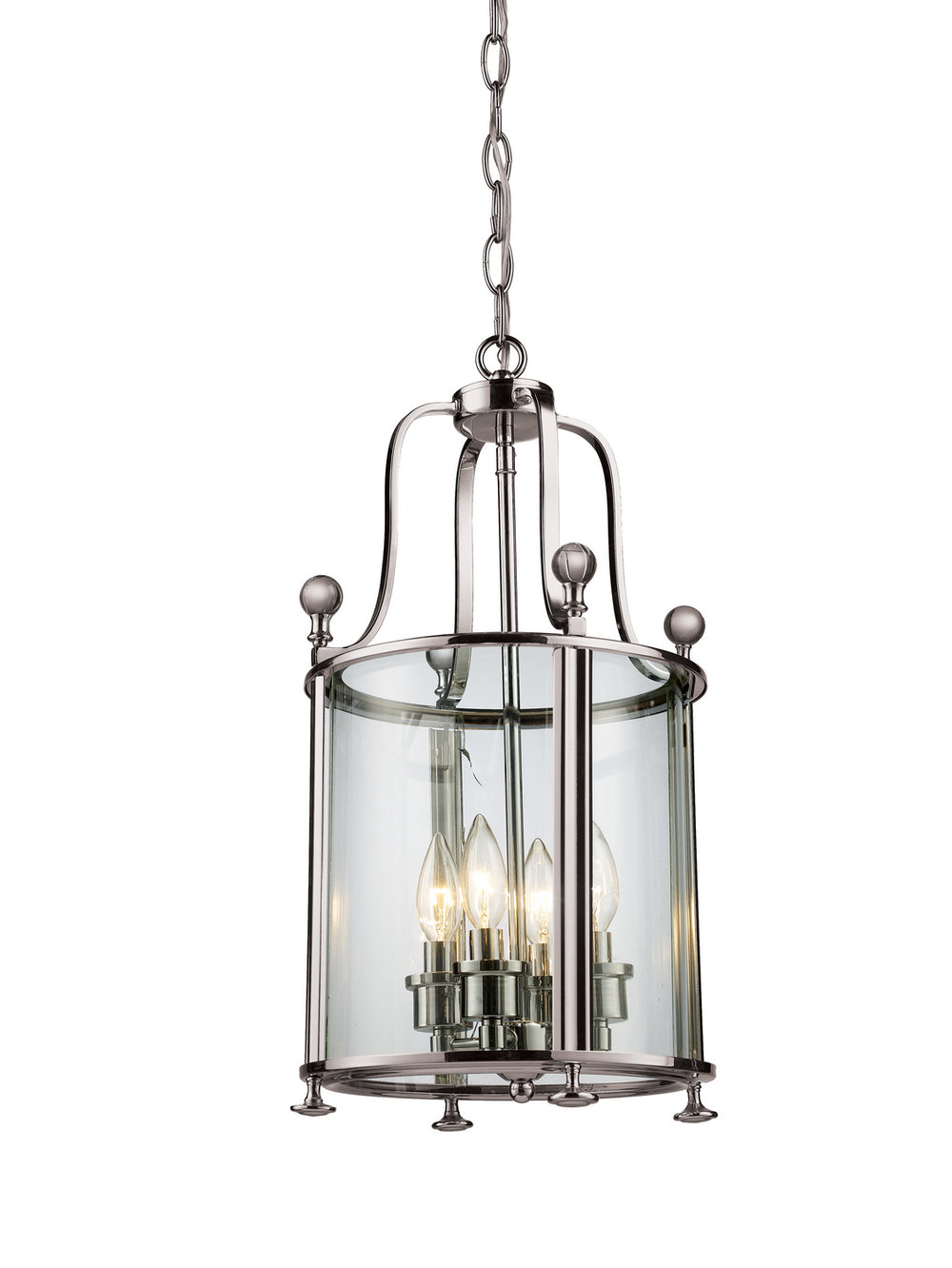 Z-Lite Canada - Four Light Pendant - Wyndham - Brushed Nickel- Union Lighting Luminaires Decor