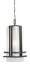 Z-Lite Canada - One Light Outdoor Chain Mount Ceiling Fixture - Abbey - Black- Union Lighting Luminaires Decor