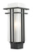 Z-Lite Canada - One Light Outdoor Post Mount Fixture - Abbey - Black- Union Lighting Luminaires Decor