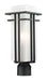 Z-Lite Canada - One Light Outdoor Post Mount Fixture - Abbey - Black- Union Lighting Luminaires Decor