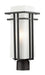 Z-Lite Canada - One Light Outdoor Post Mount - Abbey - Outdoor Rubbed Bronze- Union Lighting Luminaires Decor