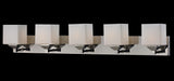 Z-Lite Canada - Five Light Vanity - Quube - Chrome- Union Lighting Luminaires Decor