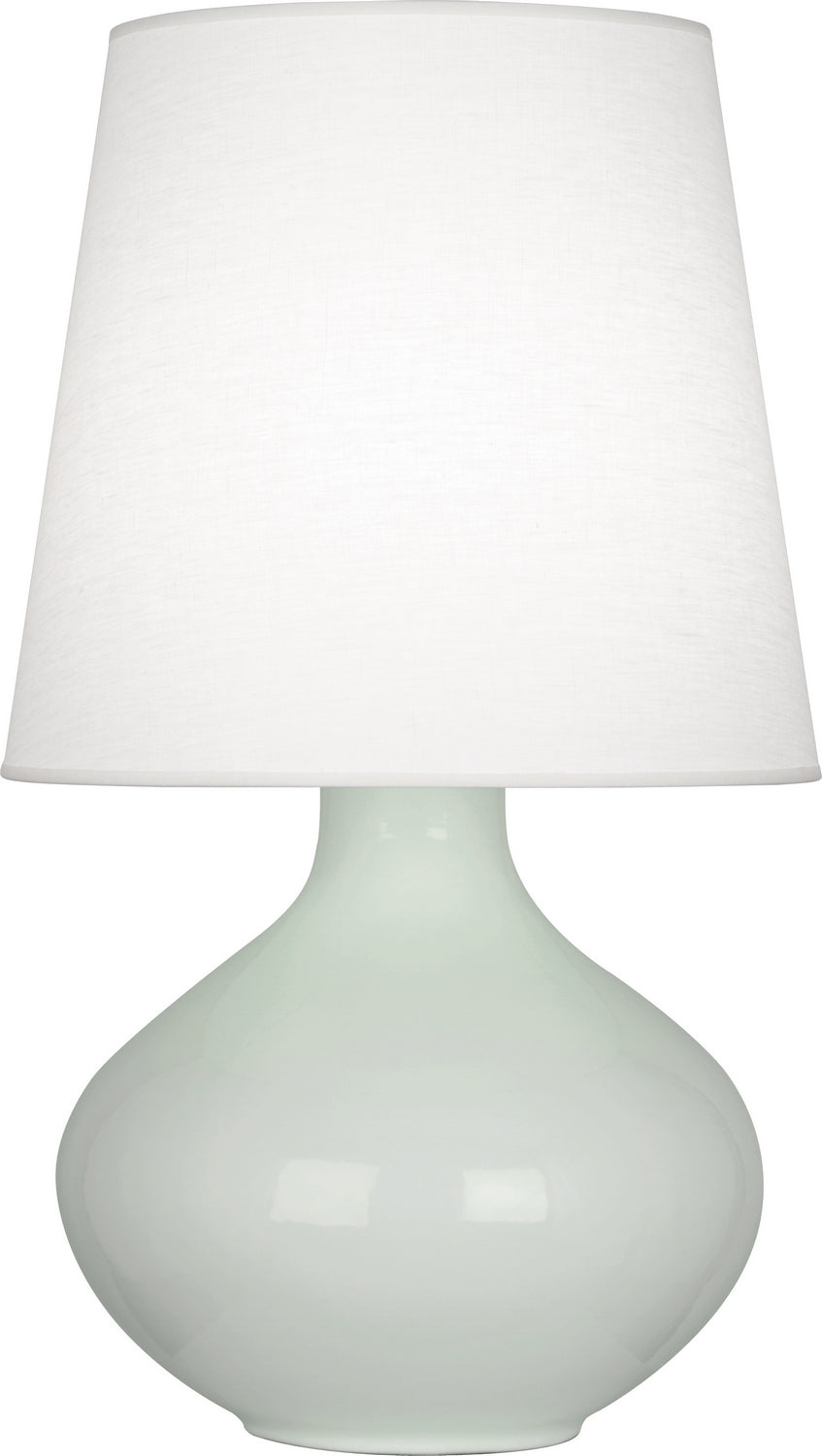 Robert Abbey - One Light Table Lamp - June - Celadon Glazed Ceramic- Union Lighting Luminaires Decor