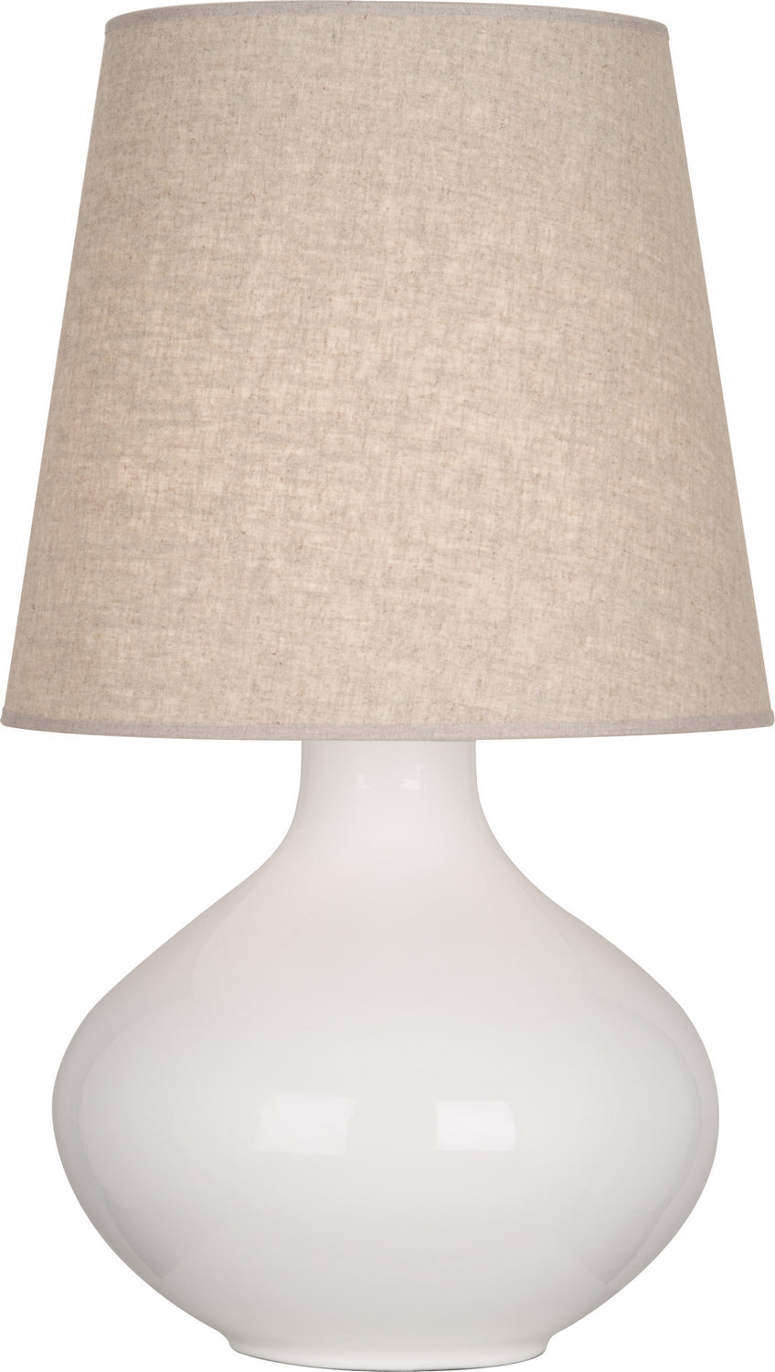 Robert Abbey - One Light Table Lamp - June - Lily Glazed Ceramic- Union Lighting Luminaires Decor