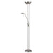 Dainolite Canada - Three Light Floor Lamp - Contemporary - Satin Chrome- Union Lighting Luminaires Decor
