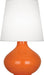 Robert Abbey - One Light Table Lamp - June - Pumkin Glazed Ceramic- Union Lighting Luminaires Decor