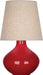 Robert Abbey - One Light Table Lamp - June - Ruby Red Glazed Ceramic- Union Lighting Luminaires Decor