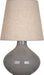 Robert Abbey - One Light Table Lamp - June - Smoky Taupe Glazed Ceramic- Union Lighting Luminaires Decor