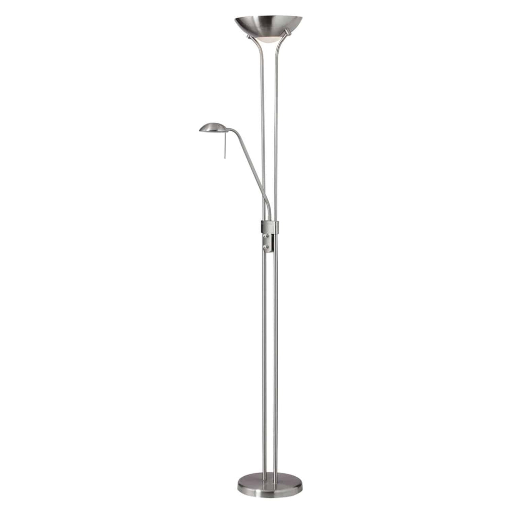 Dainolite Canada - Four Light Floor Lamp - Contemporary - Satin Chrome- Union Lighting Luminaires Decor