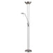 Dainolite Canada - Four Light Floor Lamp - Contemporary - Satin Chrome- Union Lighting Luminaires Decor