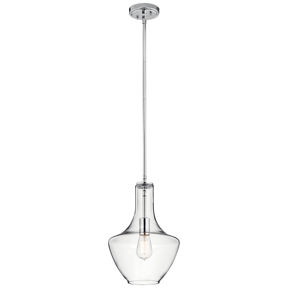 Kichler Canada - One Light Pendant - Everly - Chrome- Union Lighting Luminaires Decor