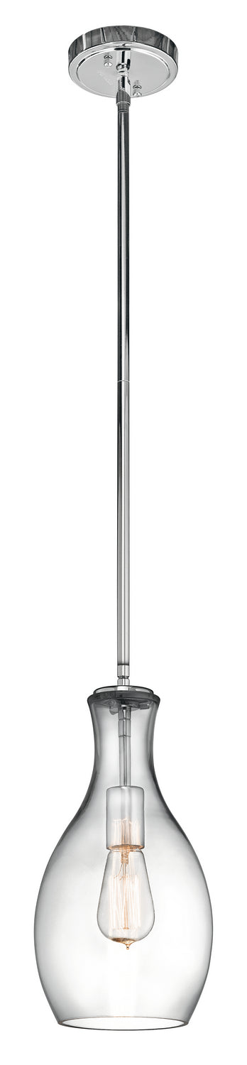Kichler Canada - One Light Pendant - Everly - Chrome- Union Lighting Luminaires Decor