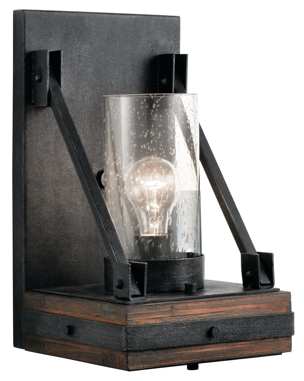 Kichler Canada - One Light Wall Sconce - Colerne - Auburn Stained Finish- Union Lighting Luminaires Decor