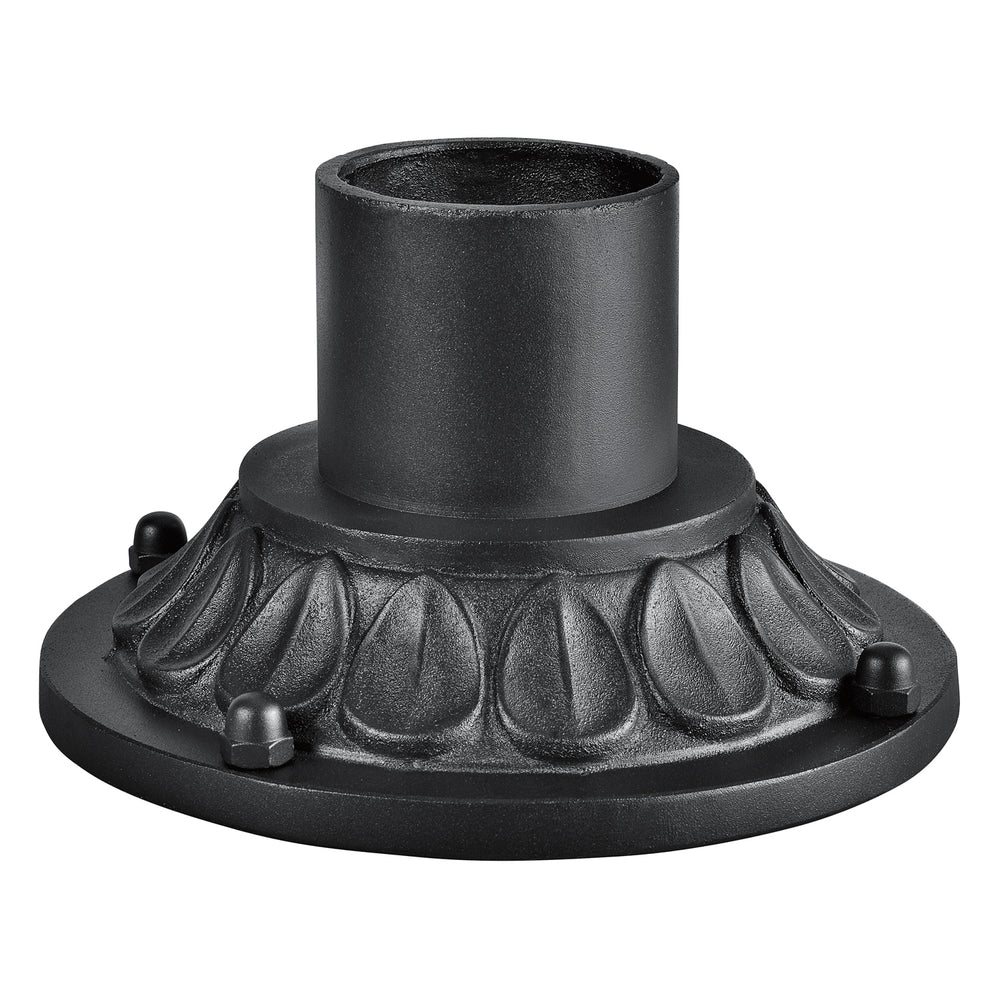 Kichler Canada - Pier Mount 4 inch - Accessory - Textured Black- Union Lighting Luminaires Decor