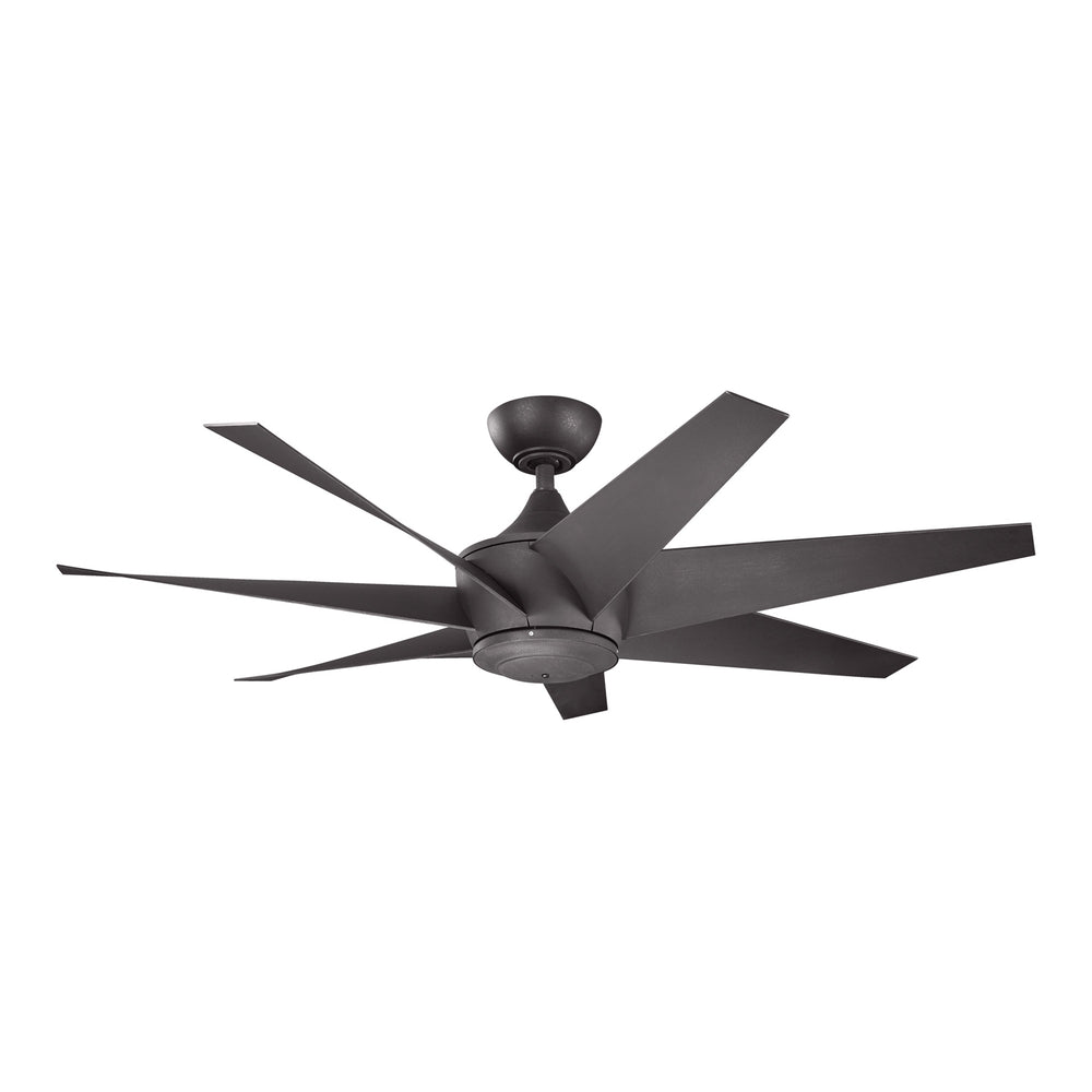 Kichler Canada - 54"Ceiling Fan - Lehr Ii - Distressed Black- Union Lighting Luminaires Decor