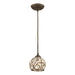 ELK Home - One Light Mini Pendant - Elizabethan - Dark Bronze- Union Lighting Luminaires Decor