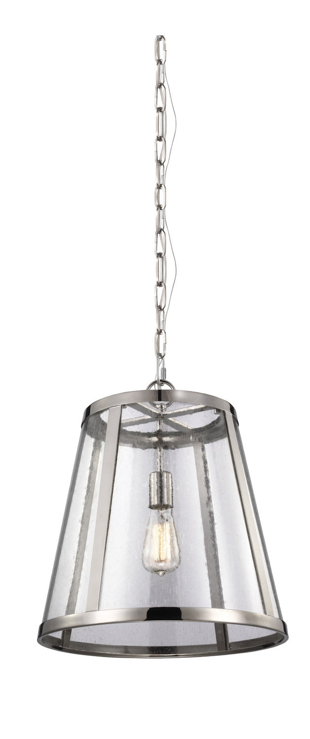 Visual Comfort Studio Canada - One Light Pendant - Harrow - Polished Nickel- Union Lighting Luminaires Decor