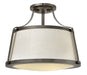 Hinkley Canada - LED Semi-Flush Mount - Charlotte - Antique Nickel- Union Lighting Luminaires Decor