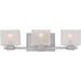 Quoizel - Three Light Bath Fixture - Melody - Brushed Nickel- Union Lighting Luminaires Decor