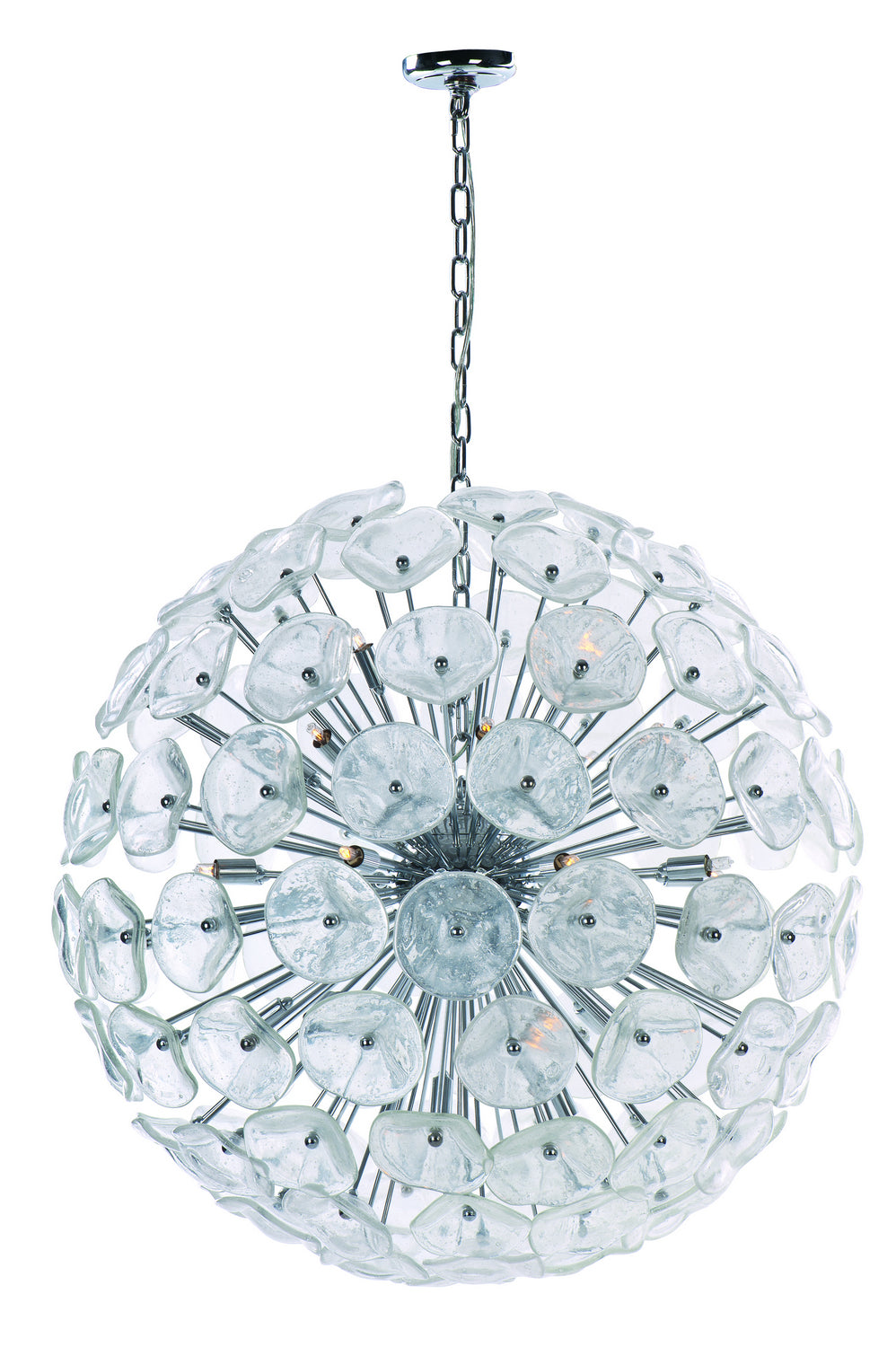 ET2 - 28 Light Pendant - Fiori - Polished Chrome- Union Lighting Luminaires Decor