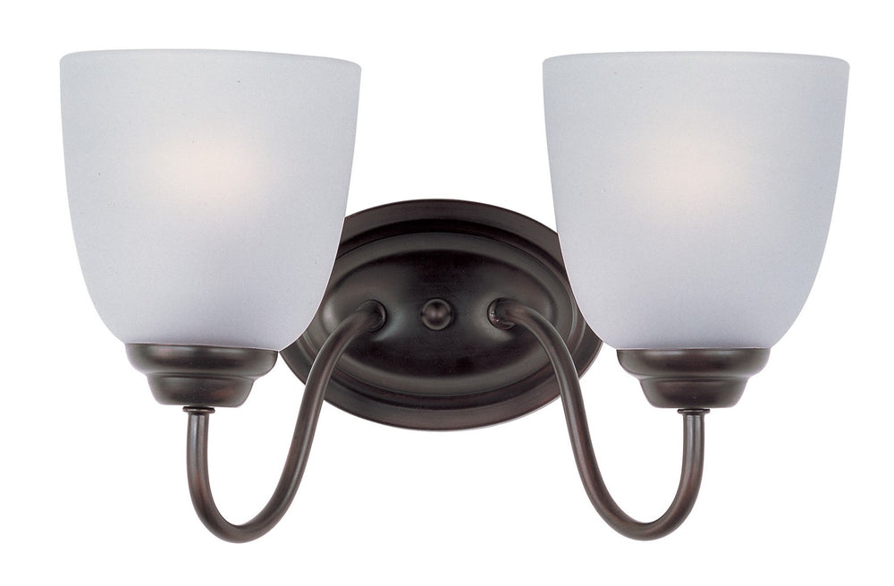 Maxim - Two Light Bath Vanity - Stefan - Oil Rubbed Bronze- Union Lighting Luminaires Decor