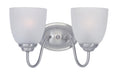 Maxim - Two Light Bath Vanity - Stefan - Satin Nickel- Union Lighting Luminaires Decor