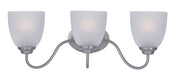 Maxim - Three Light Bath Vanity - Stefan - Satin Nickel- Union Lighting Luminaires Decor