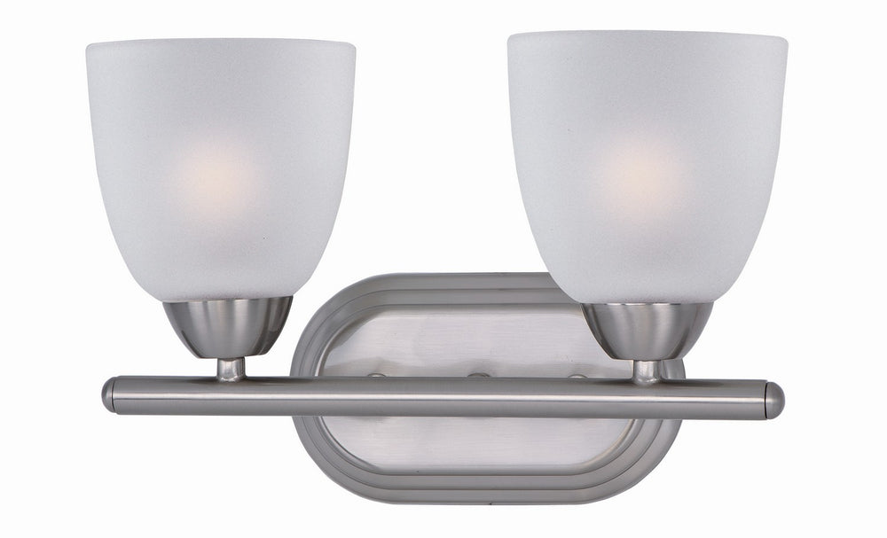 Maxim - Two Light Bath Vanity - Axis - Satin Nickel- Union Lighting Luminaires Decor