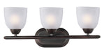 Maxim - Three Light Bath Vanity - Axis - Oil Rubbed Bronze- Union Lighting Luminaires Decor