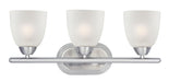 Maxim - Three Light Bath Vanity - Axis - Satin Nickel- Union Lighting Luminaires Decor
