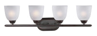 Maxim - Four Light Bath Vanity - Axis - Oil Rubbed Bronze- Union Lighting Luminaires Decor