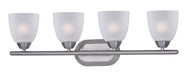 Maxim - Four Light Bath Vanity - Axis - Satin Nickel- Union Lighting Luminaires Decor