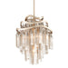 Corbett Lighting Canada - Three Light Pendant - Chimera - Warm Silver Leaf- Union Lighting Luminaires Decor