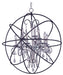 Maxim - Nine Light Pendant - Orbit - Anthracite / Polished Nickel- Union Lighting Luminaires Decor